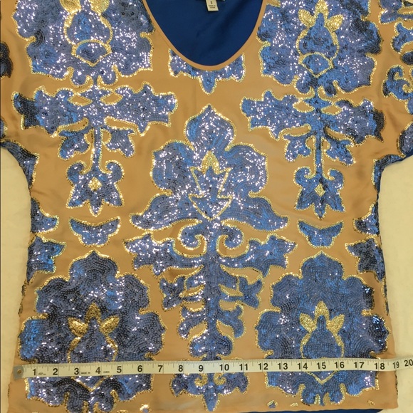 Tracy Reese for Neiman Marcus Sequin top - Picture 5 of 5